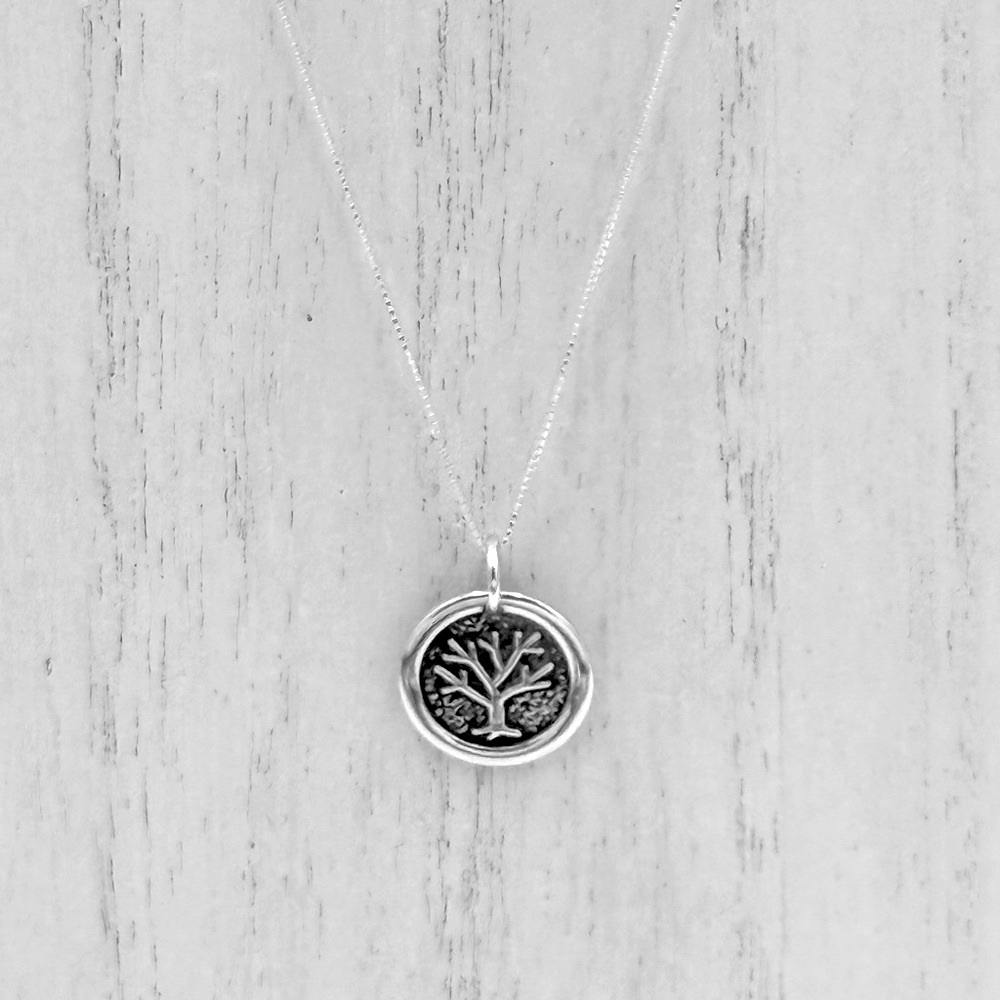 925 Sterling Silver Tree of Life Necklace! NEW!